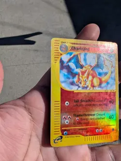 Pokemon TCG Charizard 39/165 Expedition Base Set 2002 Reverse Holo Rare - Image 4