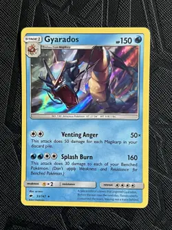 Pokemon TCG Gyarados 33/147 Sm-Burning Shadows Holo (English) - NM - Image 3