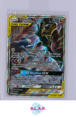 KNAKRACK & GIRATINA GX POKEMON SM193 SUN & MOON TAG TEAM BLACK STAR PROMO GERMAN - Image 1