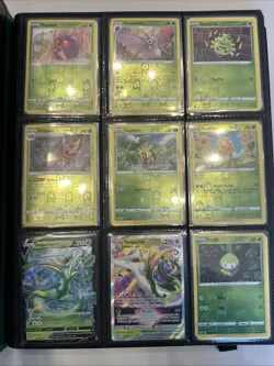 Pokemon Sword And Shield SILVER TEMPEST Partial Master Set With Binder - Image 1