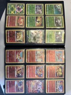 Pokemon Sword And Shield SILVER TEMPEST Partial Master Set With Binder - Image 2