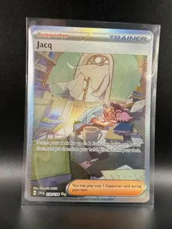 Pokemon TCG Scarlet and Violet Base Jacq Special Illustration Rare 250/198 - Image 1