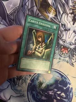 (He) Yu-Gi-Oh! TCG Graceful Charity MIP-I040 Super Rare 1st Ed Italian LP - Image 2