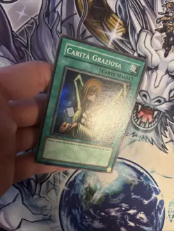 (He) Yu-Gi-Oh! TCG Graceful Charity MIP-I040 Super Rare 1st Ed Italian LP - Image 3