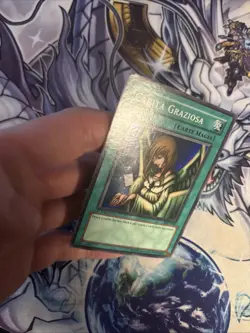 (He) Yu-Gi-Oh! TCG Graceful Charity MIP-I040 Super Rare 1st Ed Italian LP - Image 5