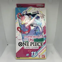 One Piece TCG Starter Deck UTA ST-11 Sealed Hanger Box NEW - Image 1
