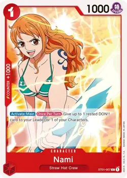 One Piece Nami (ST01-007/79) Starter Deck 01 Straw Hat Crew NM - Image 1