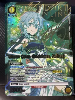 Signed UNION ARENA Sword Art Online vol.2 EX08BT/SAO-2-010 R ☆☆ Sinon - Image 1