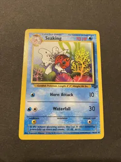 Seaking 46/64 Jungle Pokemon Card - Image 1