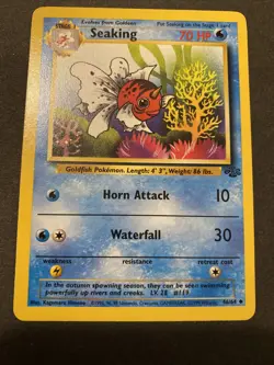 Seaking 46/64 Jungle Pokemon Card - Image 5