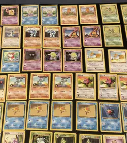 Vintage Pokemon Bulk Lot Base Set 2 Mix 105 Cards WOTC TCG Pikachu Squirtle Card - Image 4