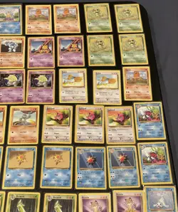 Vintage Pokemon Bulk Lot Base Set 2 Mix 105 Cards WOTC TCG Pikachu Squirtle Card - Image 5