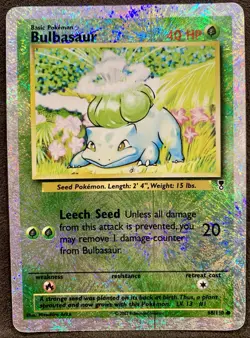 Pokemon Cards: Legendary Collection Reverse Holo: Bulbasaur 68/110 - Image 1
