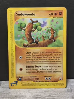 Pokemon Card - Sudowoodo Aquapolis 36/147 Rare Non-Holo - Image 1