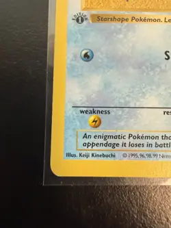 Pokemon TCG Staryu Card 065/102 Base Set 1st Edition Shadowless LP - Image 2