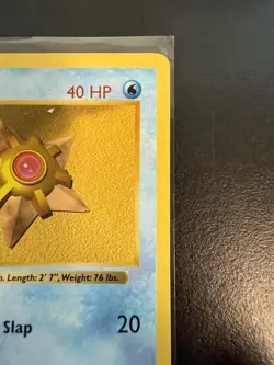 Pokemon TCG Staryu Card 065/102 Base Set 1st Edition Shadowless LP - Image 4