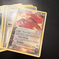 Team Aqua vs Team Magma ex Set - 34 Com & Uncom Pokemon Card Lot - Series - Image 2