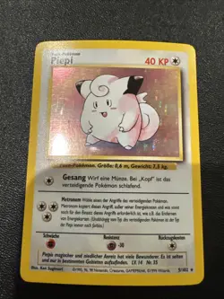 Pokemon Karte/card - Piepi Clefairy 5/102 - Base Set Holo - Near Mint See Pics - Image 1