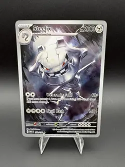 Steelix 150/132 Illustration Rare Me01 Mega Evolution Holo NM Pokemon TCG Card - Image 1