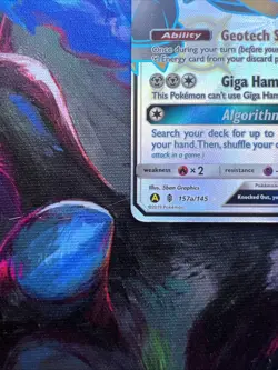 Pokemon TCG Metagross GX 157a/145 Full Art Shiny Card Sun Moon Hidden Fates - Image 2