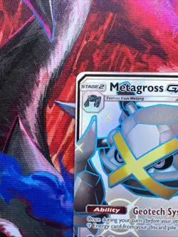 Pokemon TCG Metagross GX 157a/145 Full Art Shiny Card Sun Moon Hidden Fates - Image 3