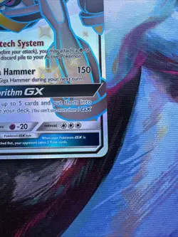 Pokemon TCG Metagross GX 157a/145 Full Art Shiny Card Sun Moon Hidden Fates - Image 5