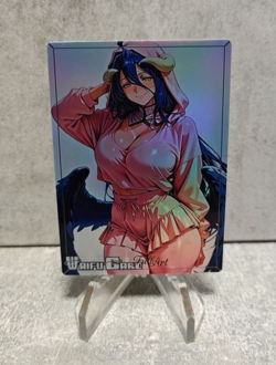 Albedo Trading Card Waifu Goddess Story Anime Girl holo Karte Manga Full Art - Image 1