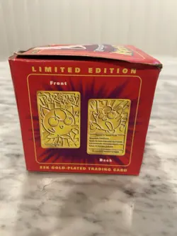 Pokemon Jigglypuff Limited Edition 23K Gold-Plated Trading Card - Image 3