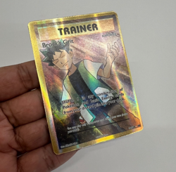 Pokemon Cards Brock's Grit 107/108 Evolutions Rare Ultra NM-Mint - Image 1