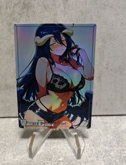 Albedo Trading Card Waifu Goddess Story Anime Girl holo Karte Manga Full Art - Image 1