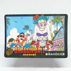 12 Holiday Sights Bulma Doradon Ball Z Card dass Visual Adventure Akira Toriyama - Image 1