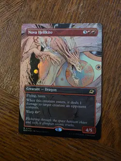 MTG -Nova Hellkite (Borderless) Edge of Eternities Foil Magic 309 NM - Image 1