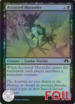 MTG Accursed Marauder (80) | NM Foil | Modern Horizons 3 {MH3} - Image 1