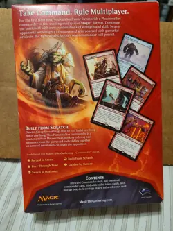 MTG Magic Built from Scratch Commander 2014 Sealed Deck Ruby Medallion SEEPICS - Image 4