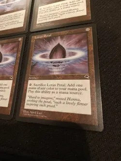 MTG Tempest "Lotus Petal" x4 Magic The Gathering WoTC LP/NM - Image 5
