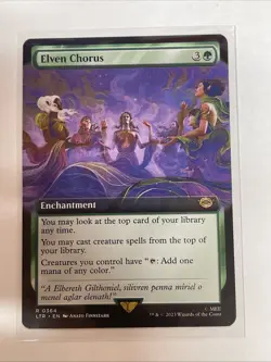 Elven Chorus Universes Beyond: the Lord of the Rings:#364 Rate Extended Art - Image 1
