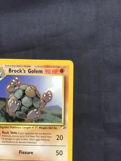 Pokemon Cards: Gym Heroes 1st Edition Rare: Brock's Golem 20/132 - Image 3