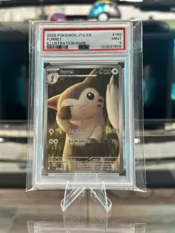 Pokemon TCG Furret Card 168/159 Journey Together 2025, PSA 9 - Image 1