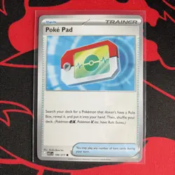 Pokemon TCG - Ascended Heroes - Poke Pad - 198/217 - Item Card - Pack Fresh - Image 1
