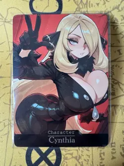 Cynthia Pokemon ACG Goddess Story Waifu Anime Custom Card - Image 1
