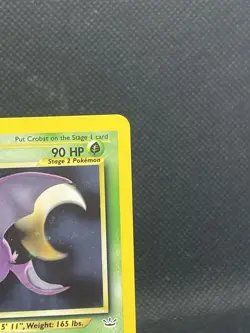 🦇 Crobat 4/64 Holo Rare - Neo Revelation - WOTC Vintage Pokemon Card 🦇 - Image 3