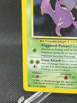 🦇 Crobat 4/64 Holo Rare - Neo Revelation - WOTC Vintage Pokemon Card 🦇 - Image 5