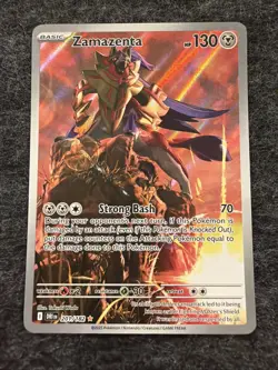 Pokemon TCG Zamazenta Holo Card 201/182 Sv10: Destined Rivals Mint/Near Mint - Image 1