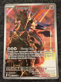 Pokemon TCG Zamazenta Holo Card 201/182 Sv10: Destined Rivals Mint/Near Mint - Image 2