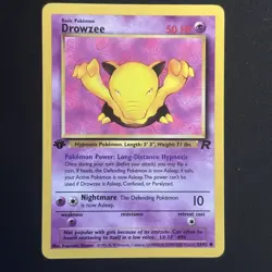 Drowzee 54/82 1st Edition Common | Team Rocket 1999 | Pokemon TCG English | LP - Image 1