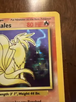 Ninetales 12/102 Holo Unlimited Pokemon Card Base Set 1999 LP! RARE - Image 4
