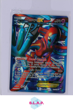 DEOXYS EX POKEMON 111/116 BALCK & WHITE PLASMA FREEZE ULTRA RARE FULL ART ENG - Image 1