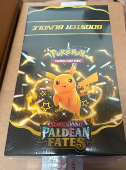 Pokemon Scarlet & Violet Paldean Fates 10 BOX BOOSTER BUNDLE DISPLAY BOX Sealed - Image 1