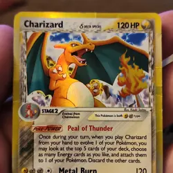 Pokemon Charizard Delta Species Stage 2 120 HP Lightning Metal Holo 4/113 TCG - Image 1