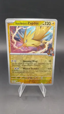 Team Rocket's Zapdos 070/182 (REVERSE HOLO) Pokemon TCG: SV10: Destined Rivals - Image 1